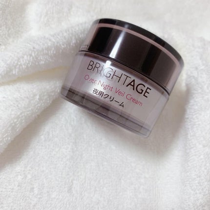 オーバーナイト ヴェールクリーム/BRIGHTAGE/フェイスクリームを使ったクチコミ(1枚目)