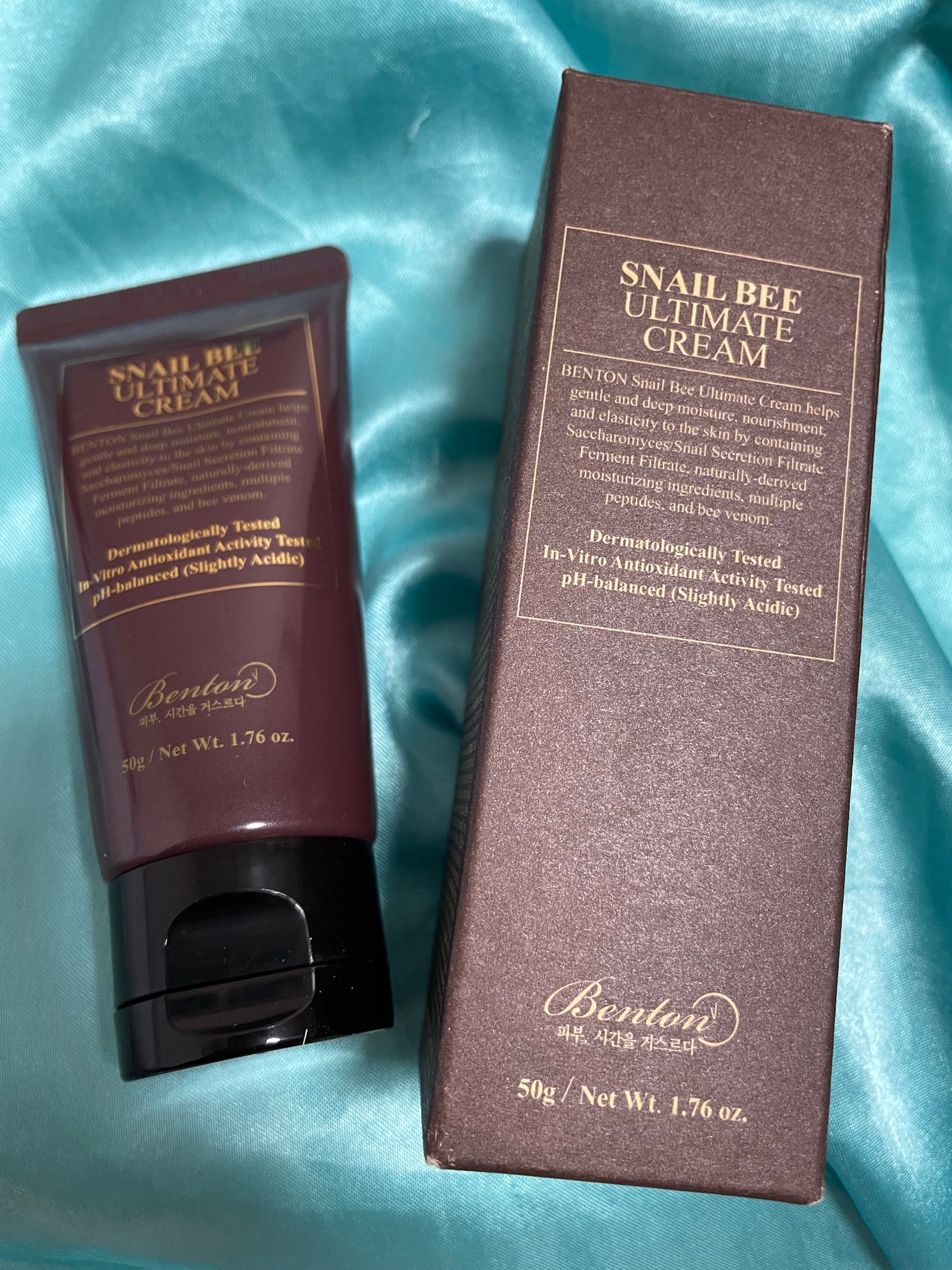 スネイルビーアルティメットクリーム 50ml/BENTON/フェイスクリームを使ったクチコミ(1枚目)