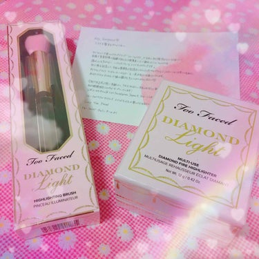 ダイヤモンドライト マルチユース ハイライター/Too Faced/ハイライトを使ったクチコミ（2枚目）