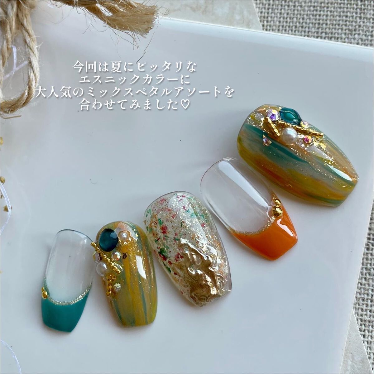 シアーカラーシリーズ/Petit Price/ジェルネイルを使ったクチコミ（2枚目）