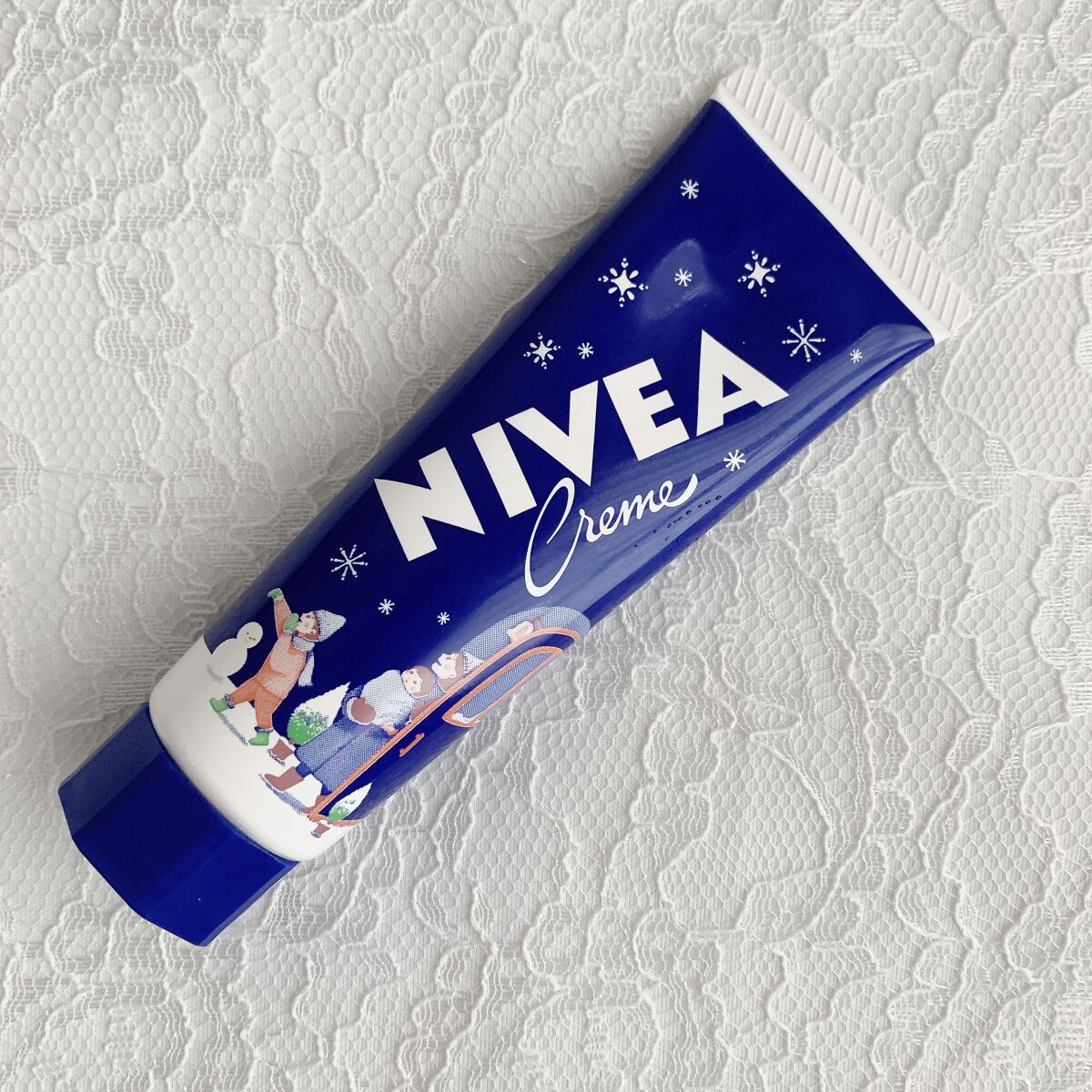 ニベアクリーム 限定デザイン チューブ(生産終了）/ニベア/ボディクリームを使ったクチコミ（1枚目）