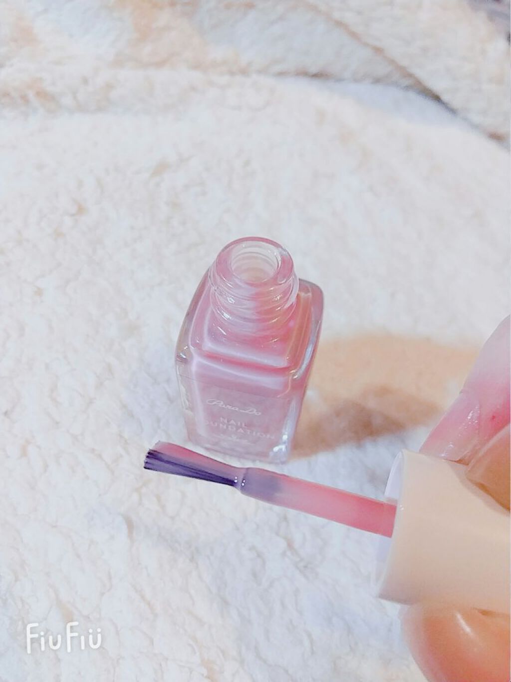 ネイルファンデーション/パラドゥ/マニキュアを使ったクチコミ(4枚目)