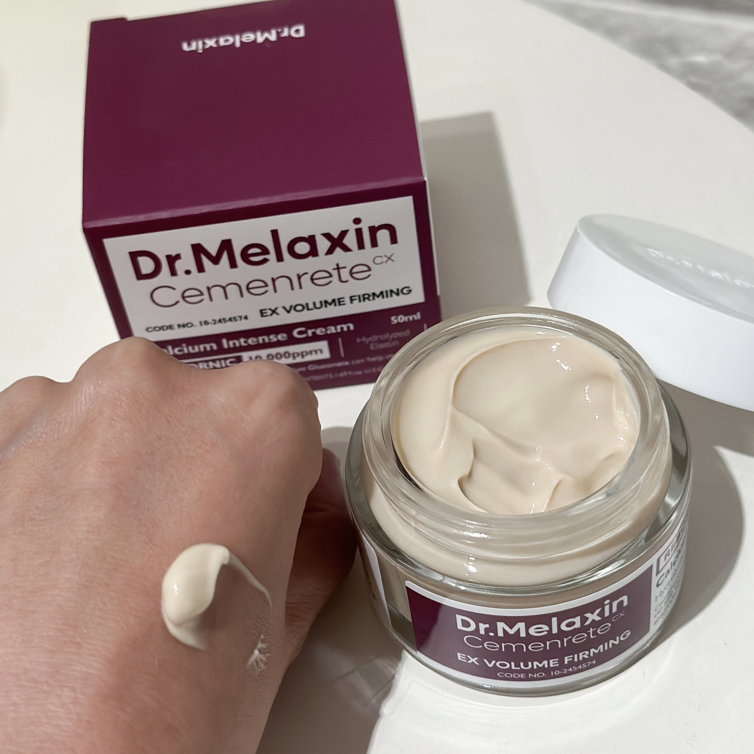 Cemenrete Calcium Intense Cream/Dr.Melaxin/フェイスクリームを使ったクチコミ（3枚目）