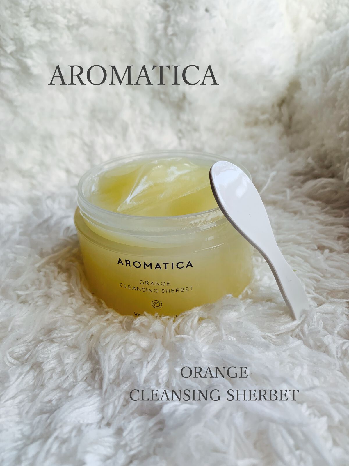 オレンジクレンジングシャーベット/AROMATICA/クレンジングバームを使ったクチコミ(1枚目)