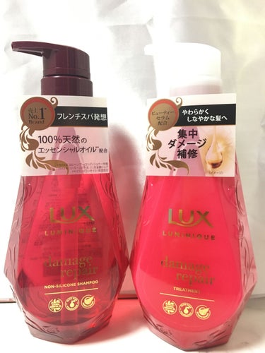 こんにちは💟
今回はLUXルミニーク ダメージリペア シャンプー／トリートメントを紹介します！

【香り】桃の香り🍑

【どんな人におすすめ？】髪のダメージ・パサツキでお悩みの方！

【良いところ】なん