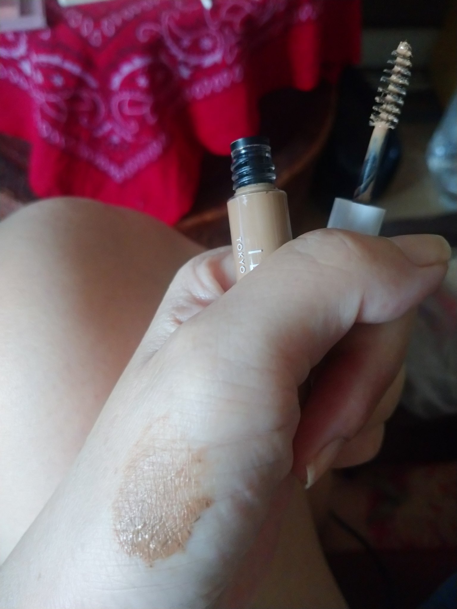 アイデイト アイブロウカラーブラシ/IDATE/眉マスカラを使ったクチコミ（1枚目）