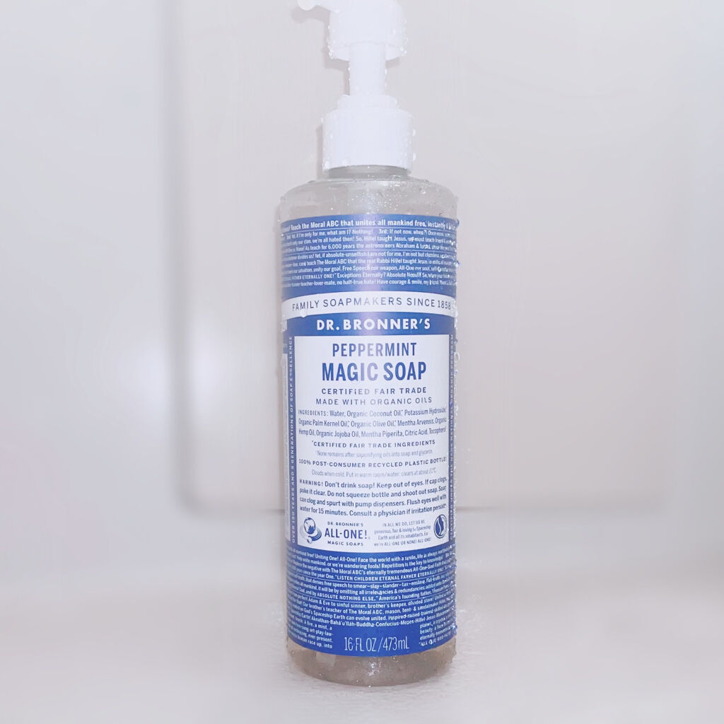 マジックソープ ペパーミント/ドクターブロナー/ボディソープを使ったクチコミ（1枚目）