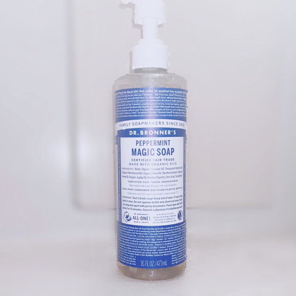 マジックソープ ペパーミント/ドクターブロナー/ボディソープを使ったクチコミ(1枚目)