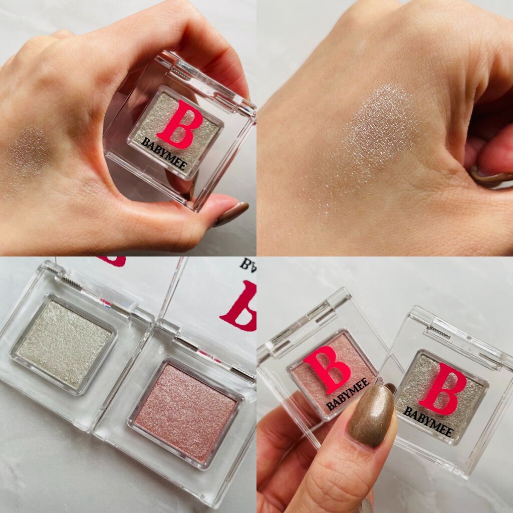 ニュアンスカラー シャドウ/BABYMEE/単色アイシャドウを使ったクチコミ(2枚目)
