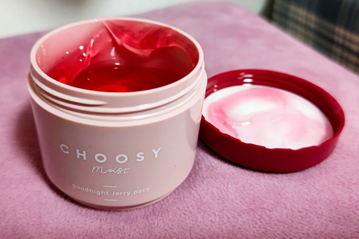 グッドナイトジェリーパック/CHOOSY/フェイスクリームを使ったクチコミ（1枚目）