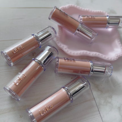 ボンディンググロウリップスティック/Laka/口紅を使ったクチコミ(2枚目)