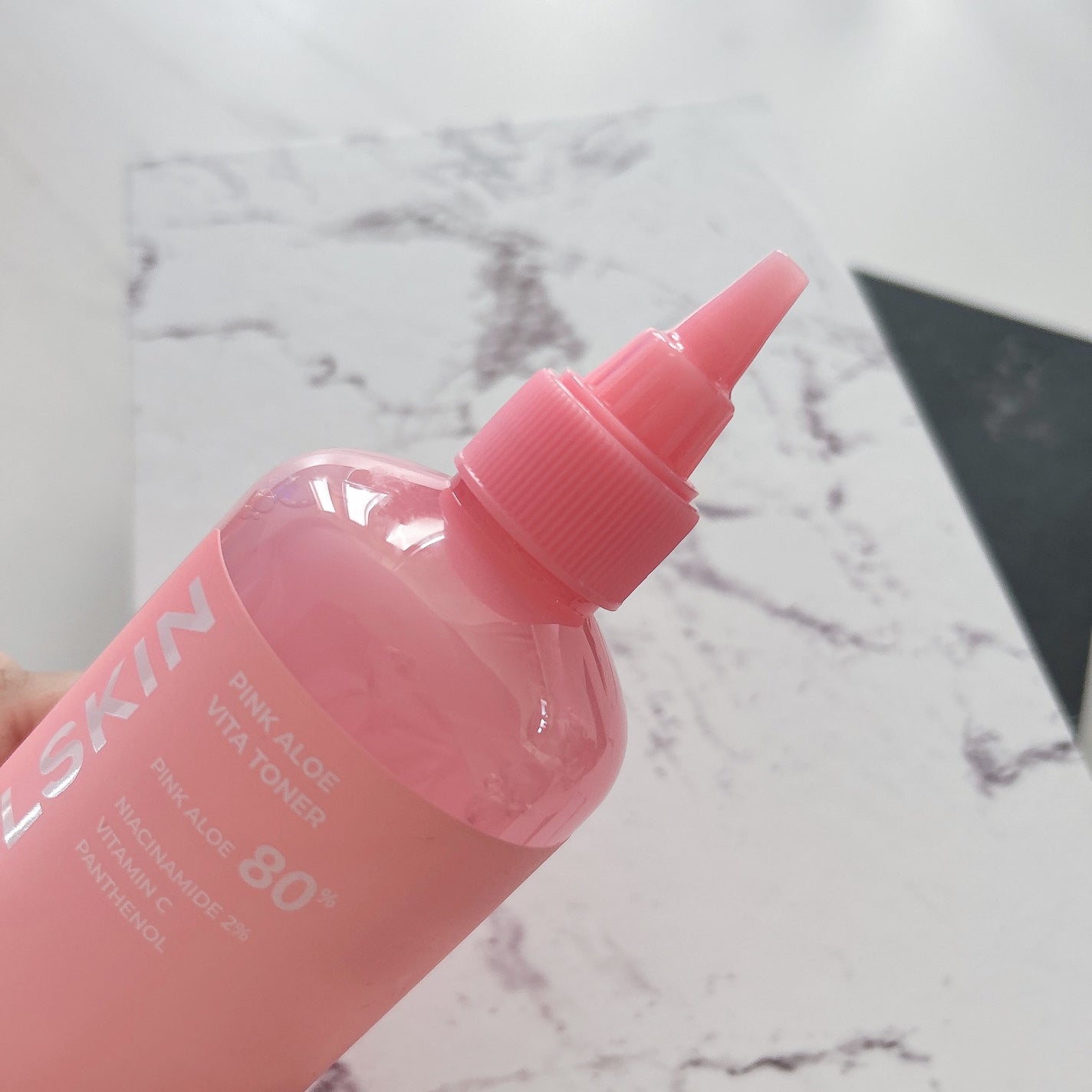 ピンクアロエビタトナー/APRILSKIN/化粧水を使ったクチコミ(2枚目)