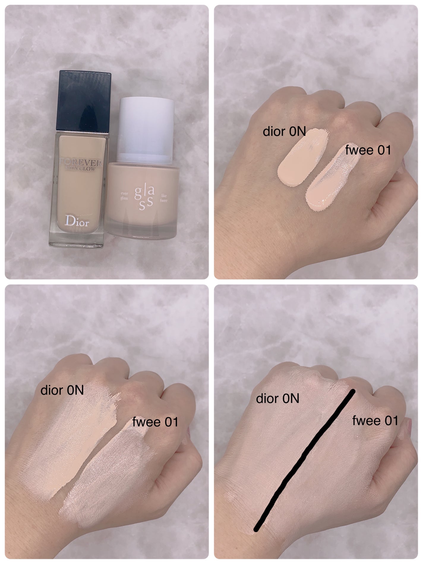 フィーファンデーションガラス/fwee/リキッドファンデーションを使ったクチコミ(2枚目)