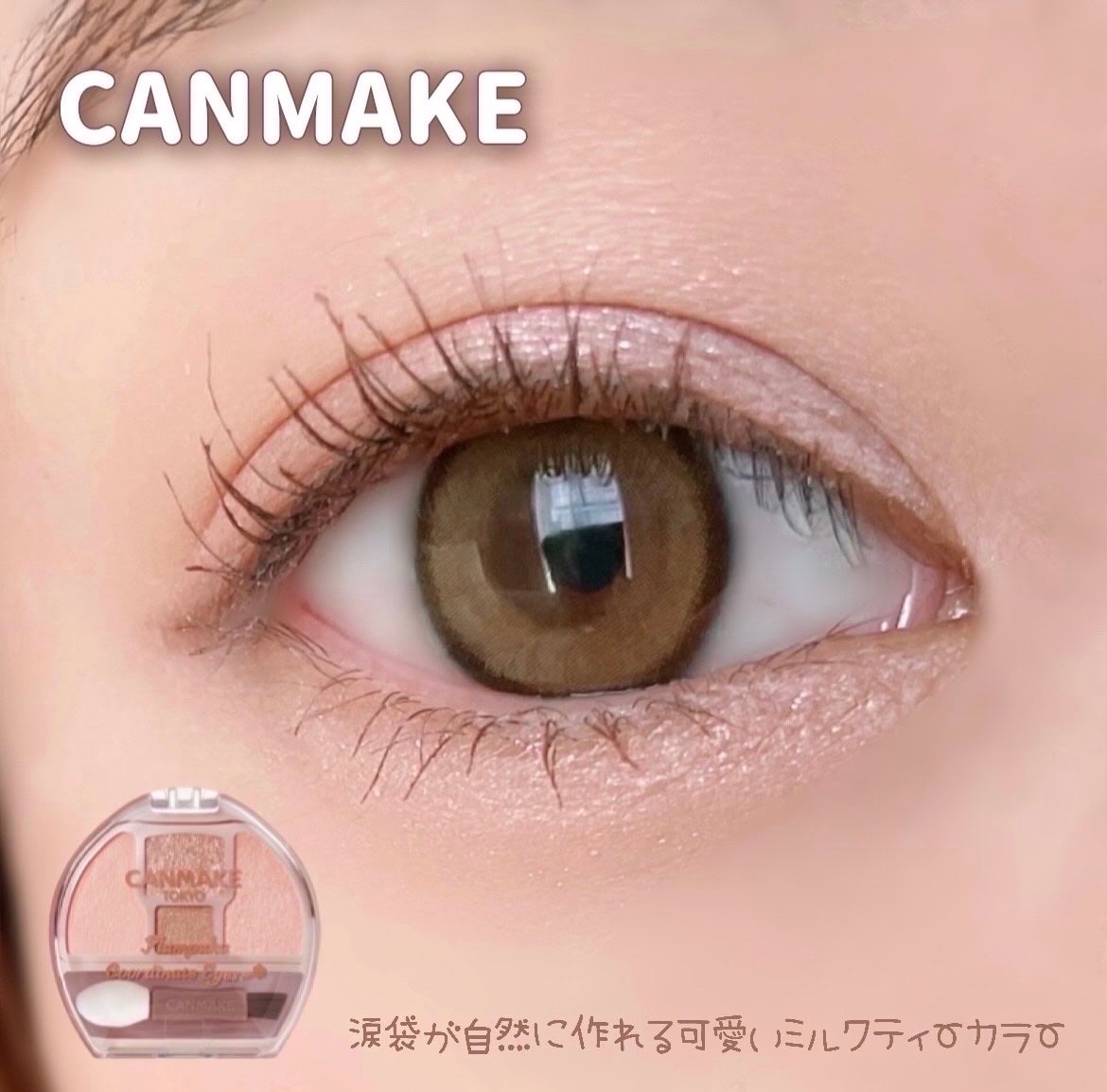 プランぷくコーデアイズ/キャンメイク/パウダーアイシャドウを使ったクチコミ(1枚目)