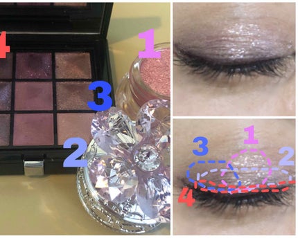 ジルスチュアート クリスタルブルーム ジェリービジュー 01 Beloved Charm/JILL STUART/ジェル・クリームアイシャドウを使ったクチコミ(2枚目)