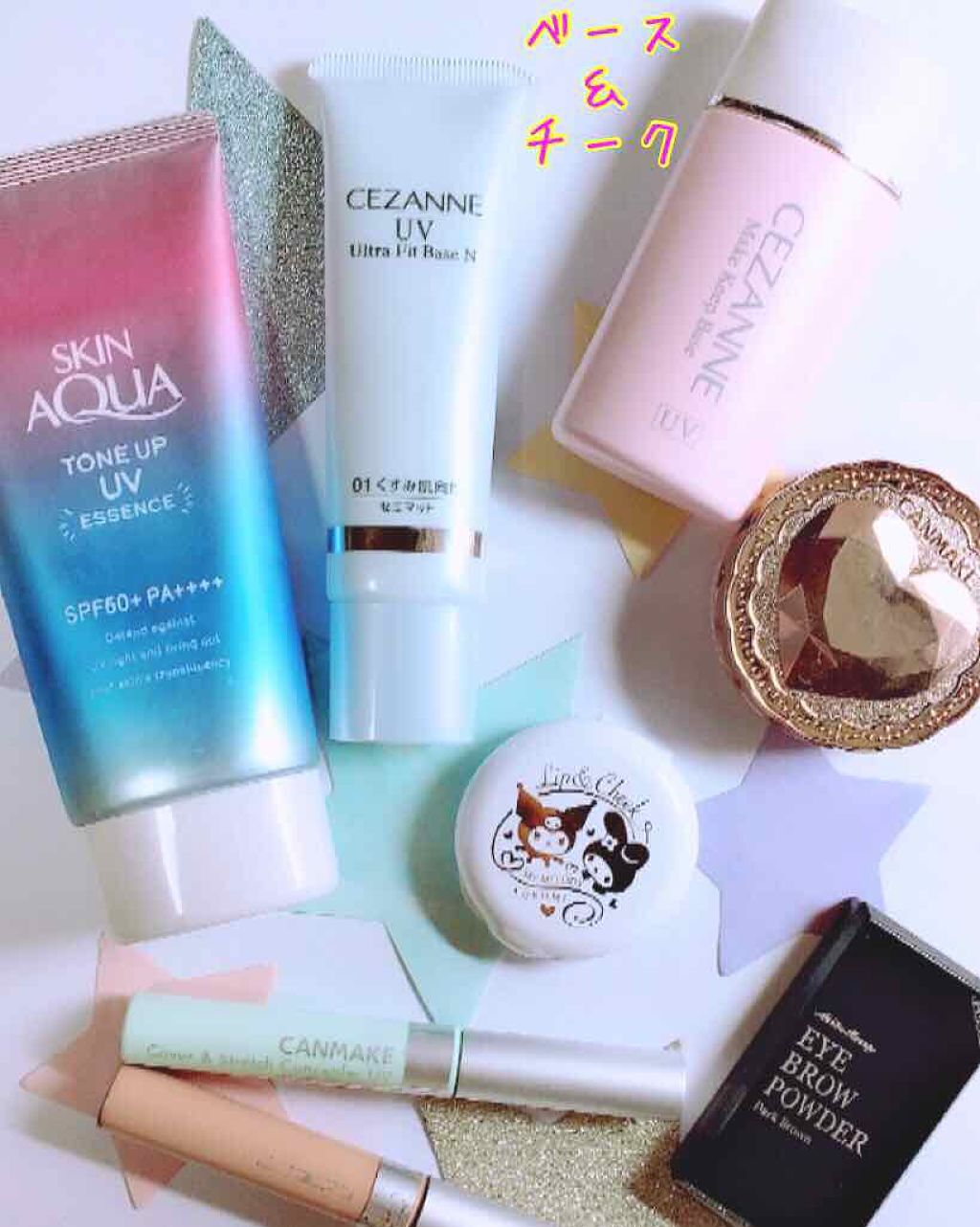 トーンアップアイシャドウ/CEZANNE/アイシャドウパレットを使ったクチコミ(3枚目)