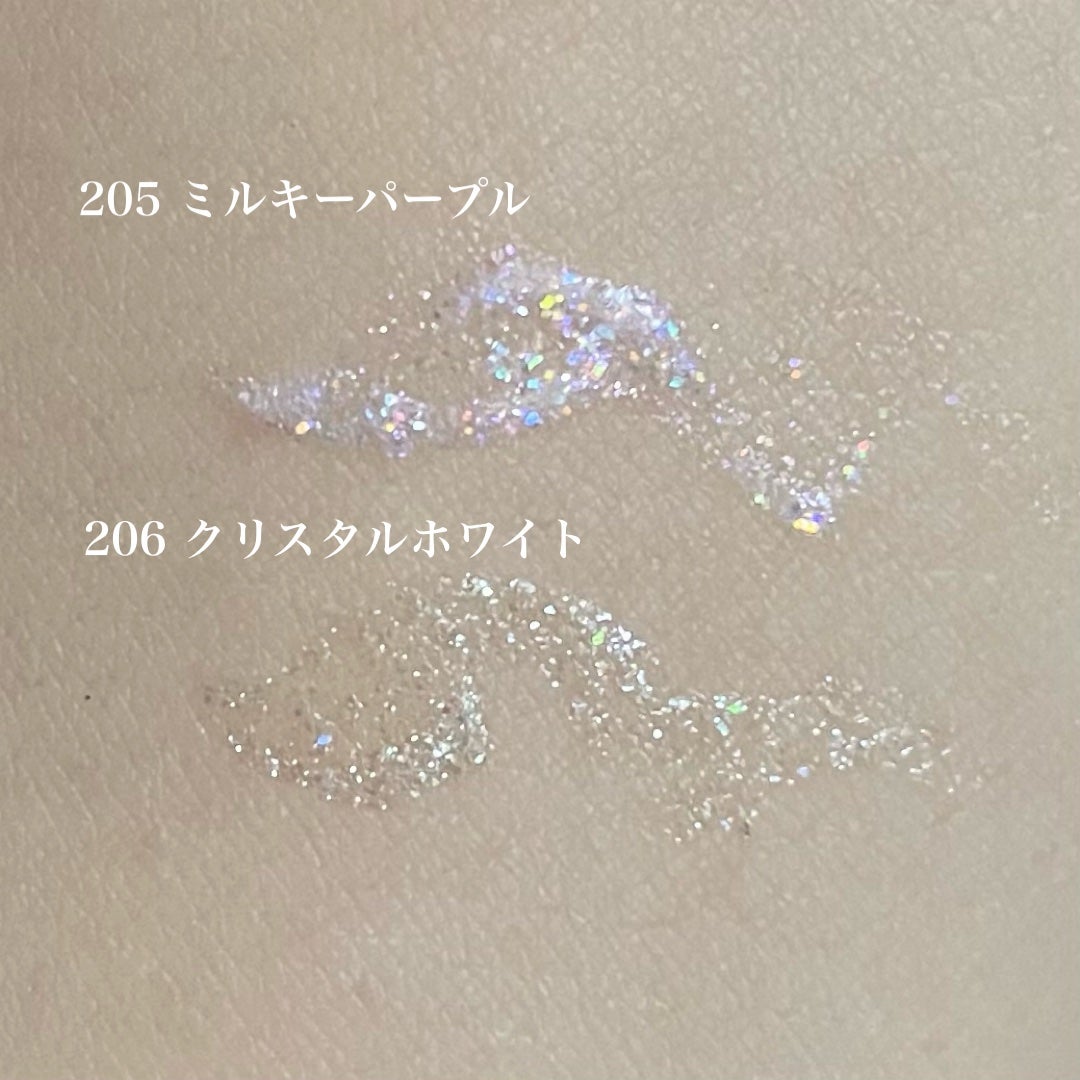 美容液ラメライナー/Borica/リキッドアイライナーを使ったクチコミ(2枚目)