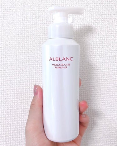 マイクロムース リフレッシャー/ALBLANC/泡洗顔を使ったクチコミ（1枚目）