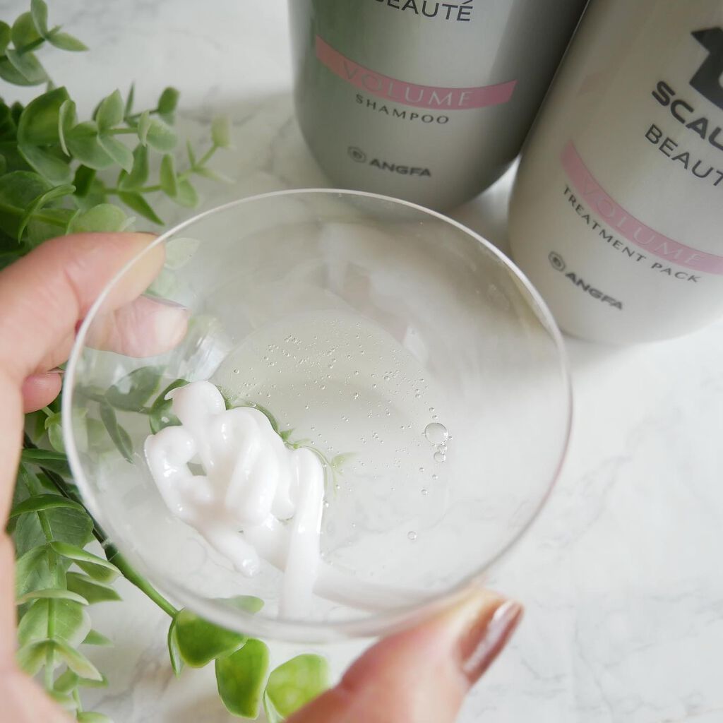 スカルプD ボーテ 薬用スカルプシャンプー ボリューム／薬用トリートメントパック ボリューム/アンファー(スカルプD)/シャンプー・コンディショナーを使ったクチコミ（2枚目）