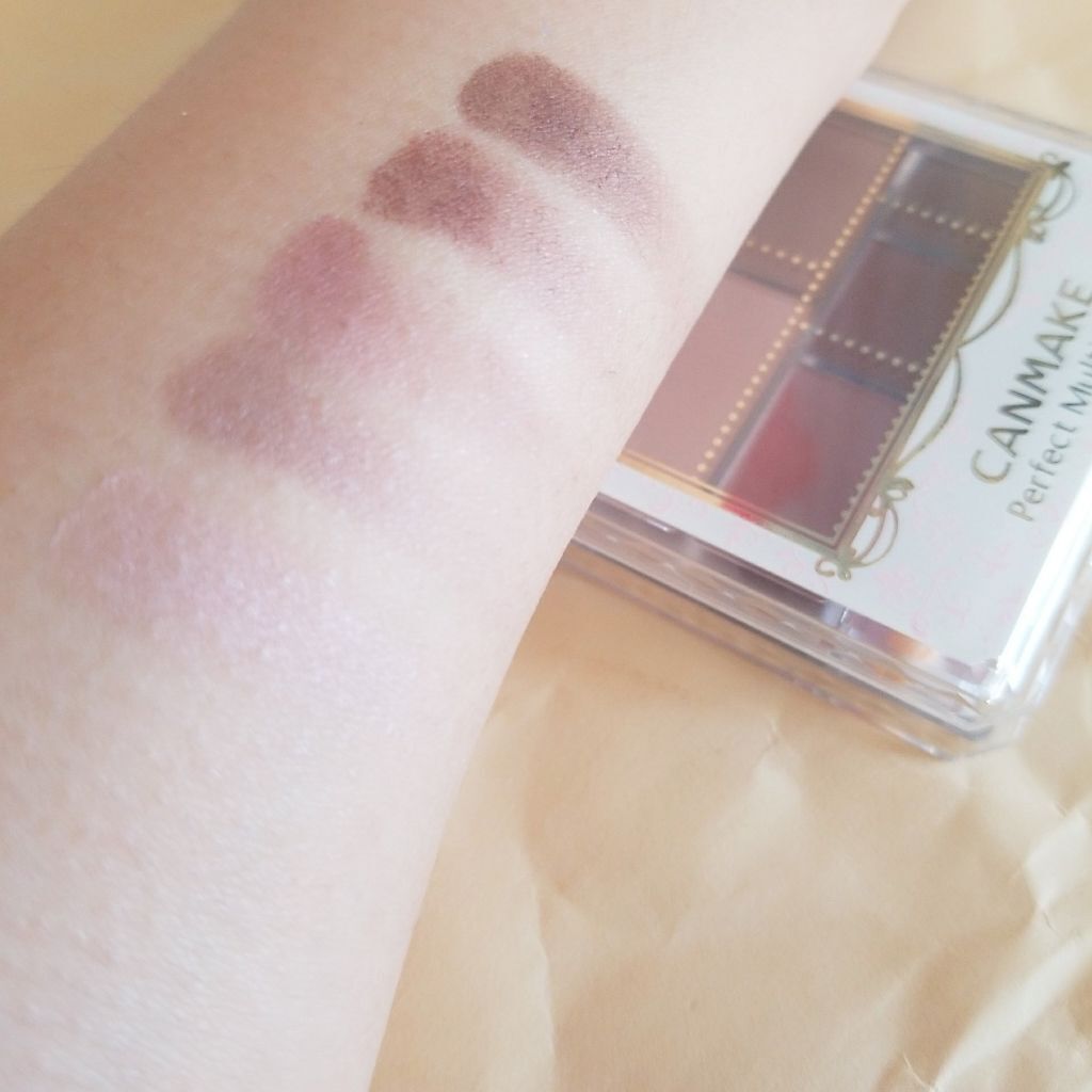 パーフェクトマルチアイズ/キャンメイク/アイシャドウパレットを使ったクチコミ(4枚目)