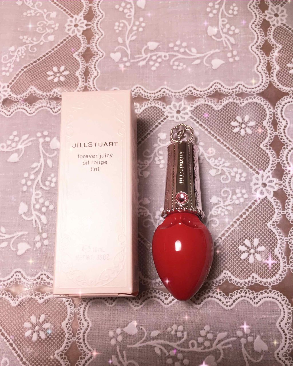 フォーエヴァージューシー オイルルージュ/JILL STUART/口紅を使ったクチコミ（1枚目）