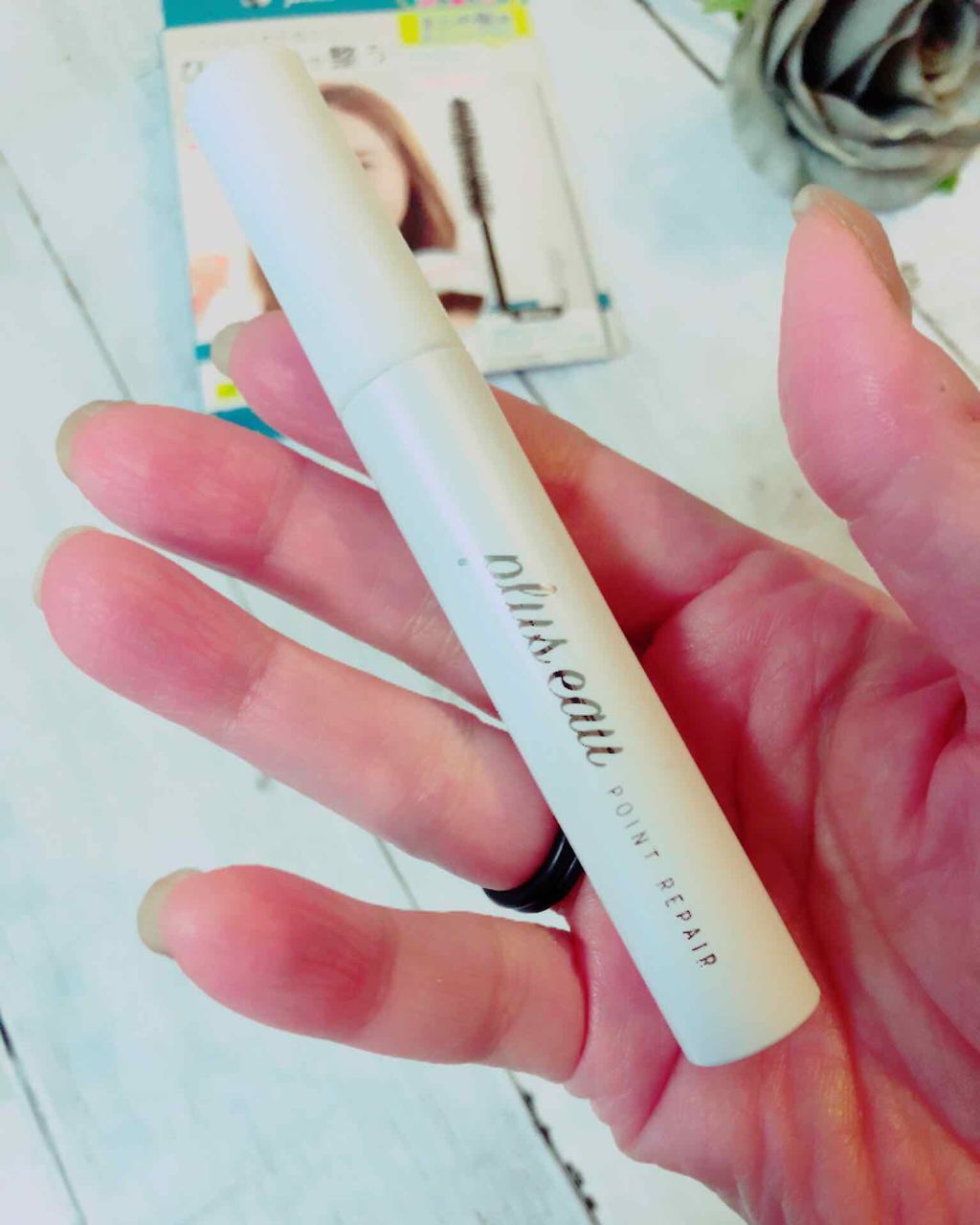 ポイントリペア/plus eau/ヘアジェルを使ったクチコミ（1枚目）