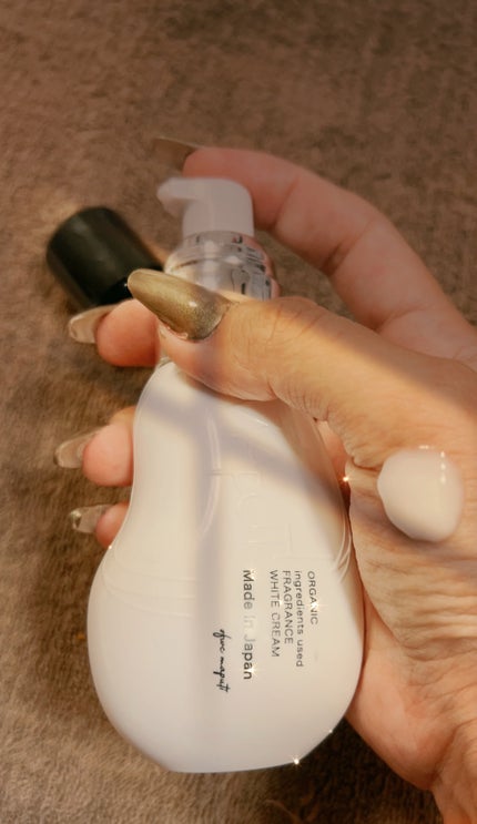 オーガニックフレグランスホワイトクリーム/MAPUTI/デリケートゾーンケアを使ったクチコミ(1枚目)