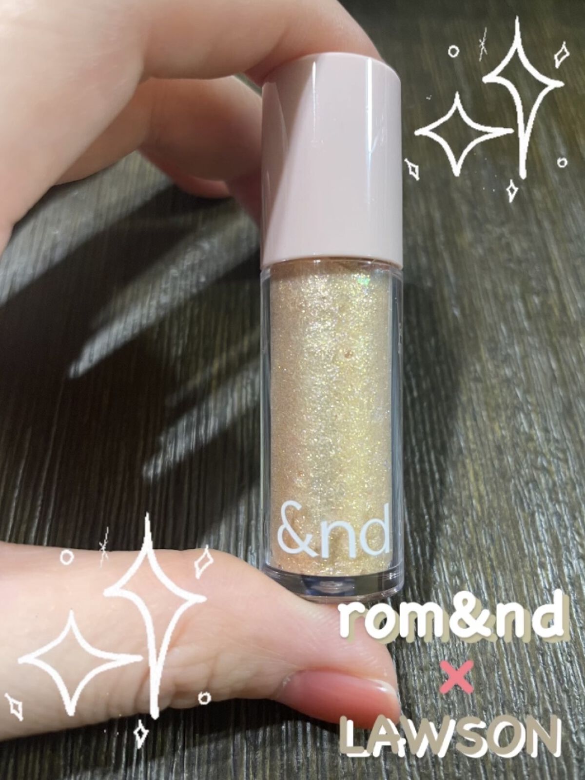 アンドバイロムアンド　グラッシーアイグリッター/&nd by rom&nd/グリッターを使ったクチコミ（1枚目）