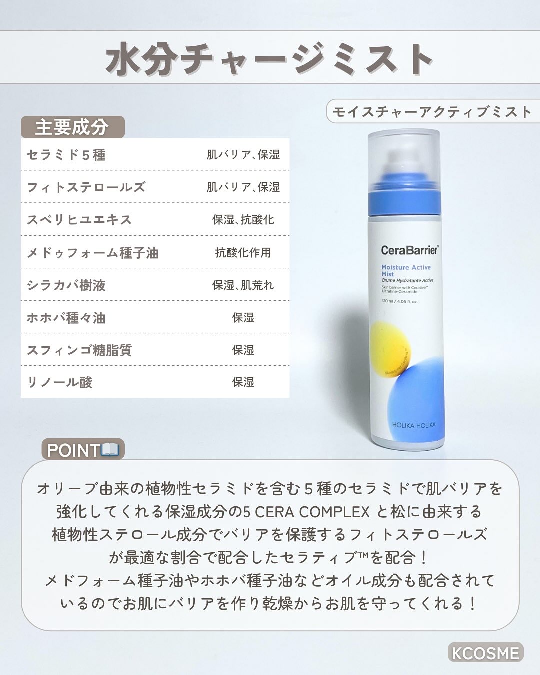 セラバリア　モイスチャーアクティブ　トナー /HOLIKA HOLIKA/化粧水を使ったクチコミ（3枚目）