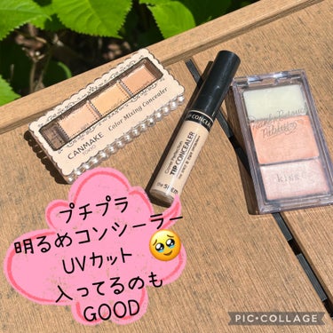 こんにちは！
ご覧頂きありがとうございます❤︎

プチプラで明るめUVカットできるコンシーラー
3つのご紹介です！


⚫︎キャンメイクカラーミキシングコンシーラー
01ライトベージュ
825円（SPF