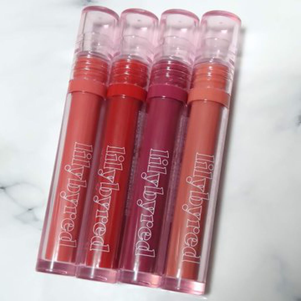 Glassy Layer Fixing Tint/lilybyred/口紅を使ったクチコミ（3枚目）