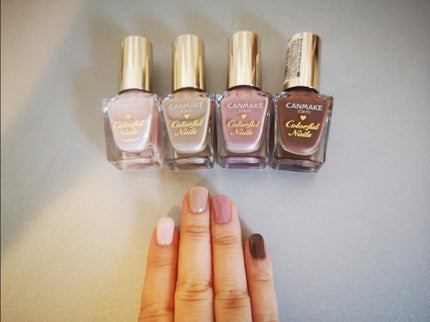 カラフルネイルズ/キャンメイク/マニキュアを使ったクチコミ(2枚目)