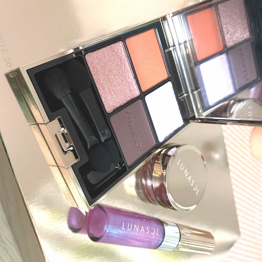 ホリデーフェイバリット2019/LUNASOL/メイクアップキットを使ったクチコミ(1枚目)