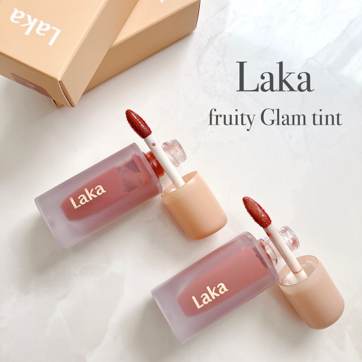 フルーティーグラムティント/Laka/リップティントを使ったクチコミ（2枚目）