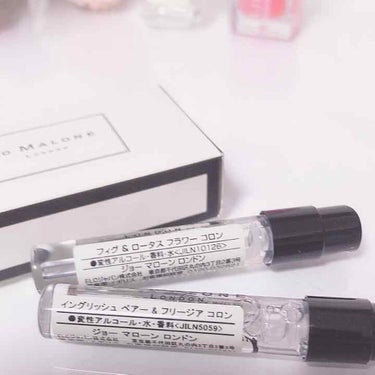 Jo MALONE LONDON トラベル コロン コレクションのクチコミ「🌈Jo MALONE LONDON✨
9㎖サイズが5本入ってるトラベルセットです💗
初めてのJ.....」（3枚目）