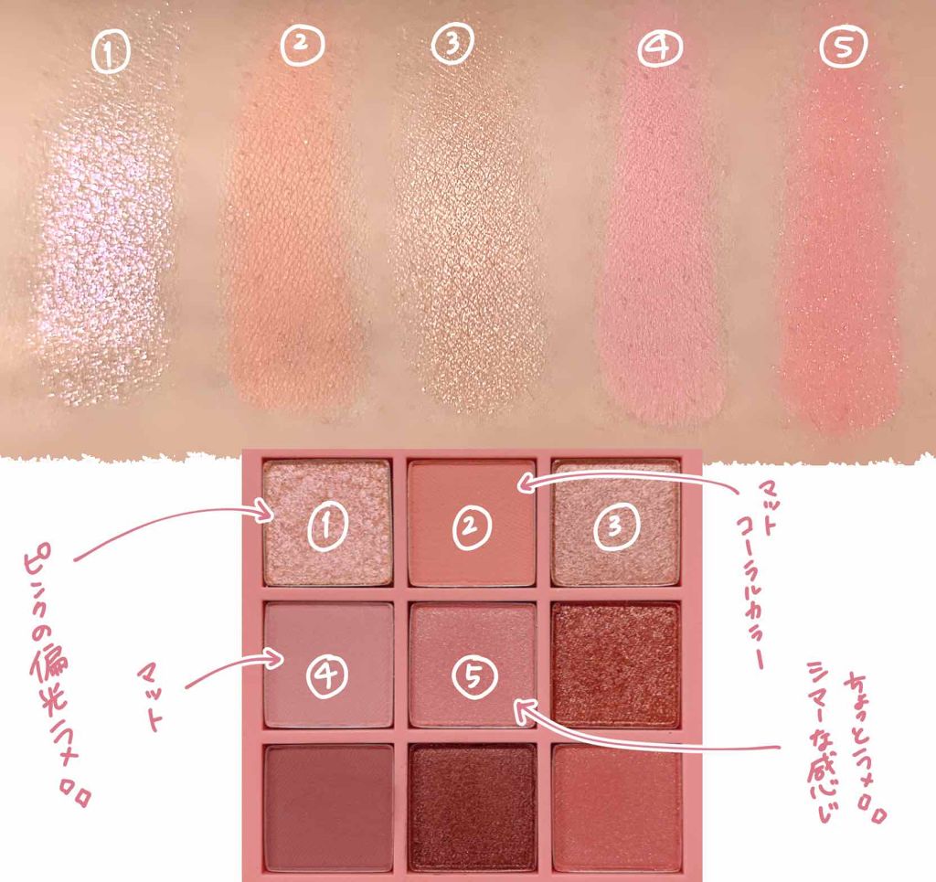 新色レビュー】3CE MOOD RECIPE MULTI EYE COLOR PALETTE｜3CEの使い方