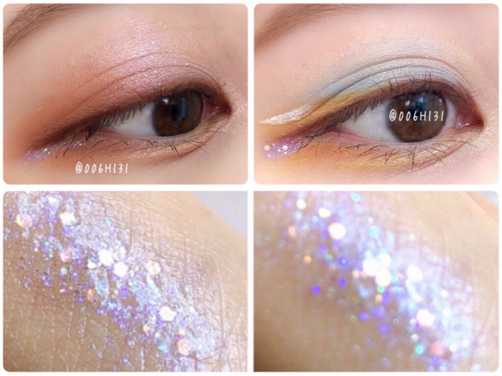 リキッド グリッター シャドウ/rom&nd/グリッターを使ったクチコミ(2枚目)