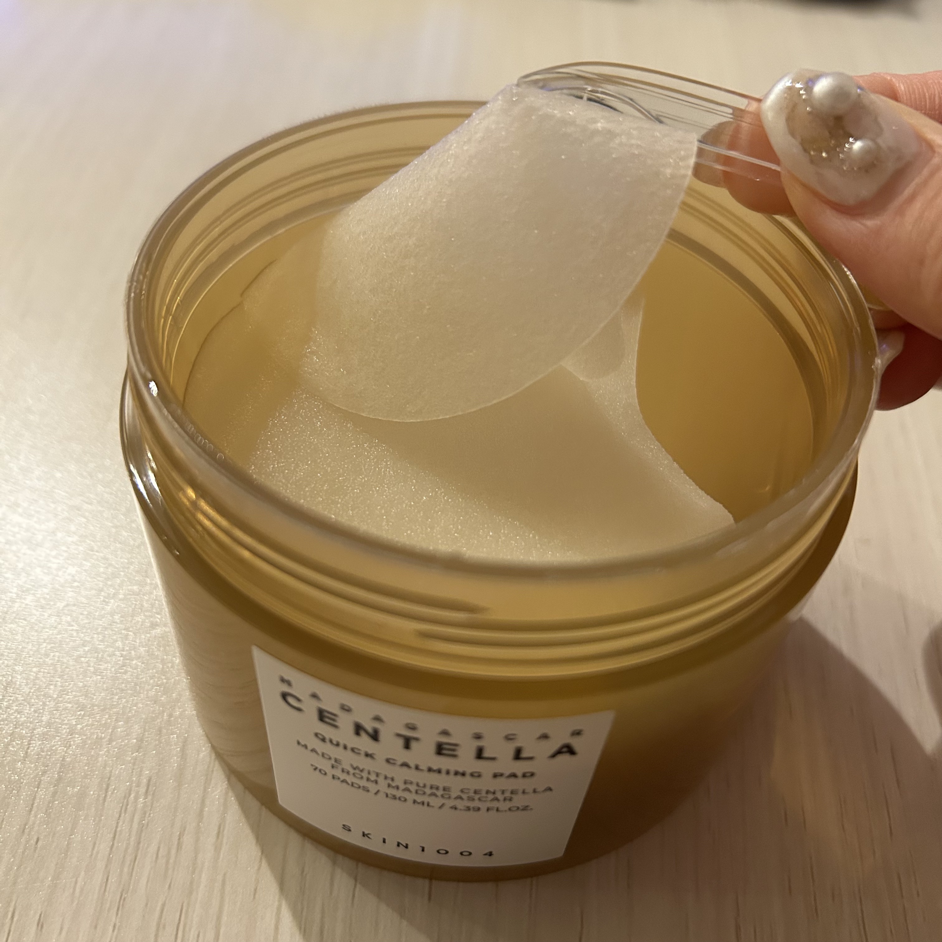 センテラ クイックカーミングパッド/SKIN1004/トナーパッドを使ったクチコミ（2枚目）