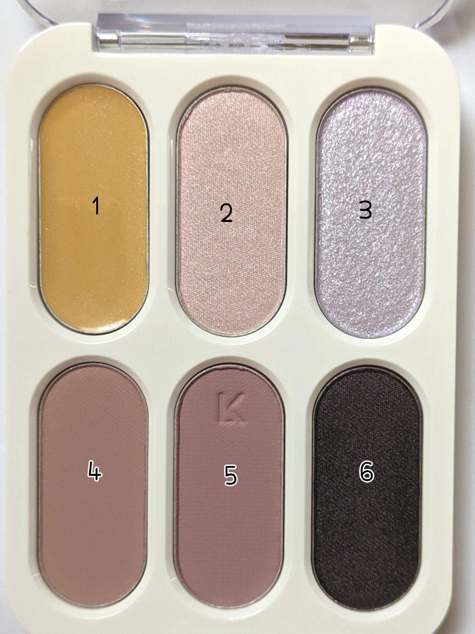 フォーエバー6アイパレット/Laka/アイシャドウパレットを使ったクチコミ（2枚目）