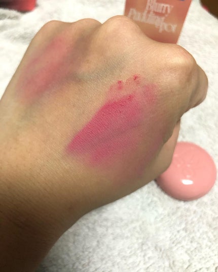 リップアンドチーク ブラーリープリンポット/fwee/口紅を使ったクチコミ(7枚目)