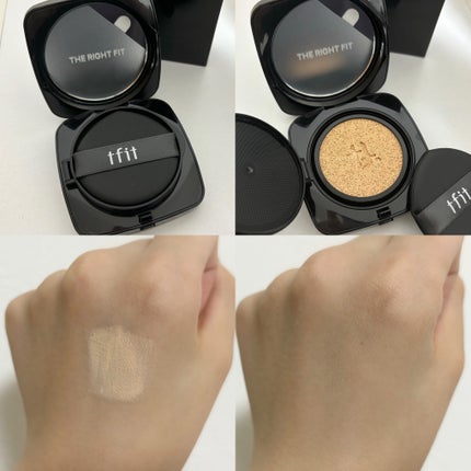 レイヤリングフィット グロークッションEX/TFIT/クッションファンデーションを使ったクチコミ(2枚目)