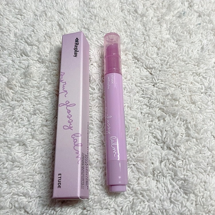 Lシロップグロッシーバーム ライラックシャワー/ETUDE/口紅を使ったクチコミ（3枚目）