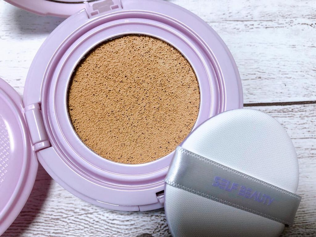 ユニコーン オーロラ光彩クッション/SELF BEAUTY/クッションファンデーションを使ったクチコミ（3枚目）