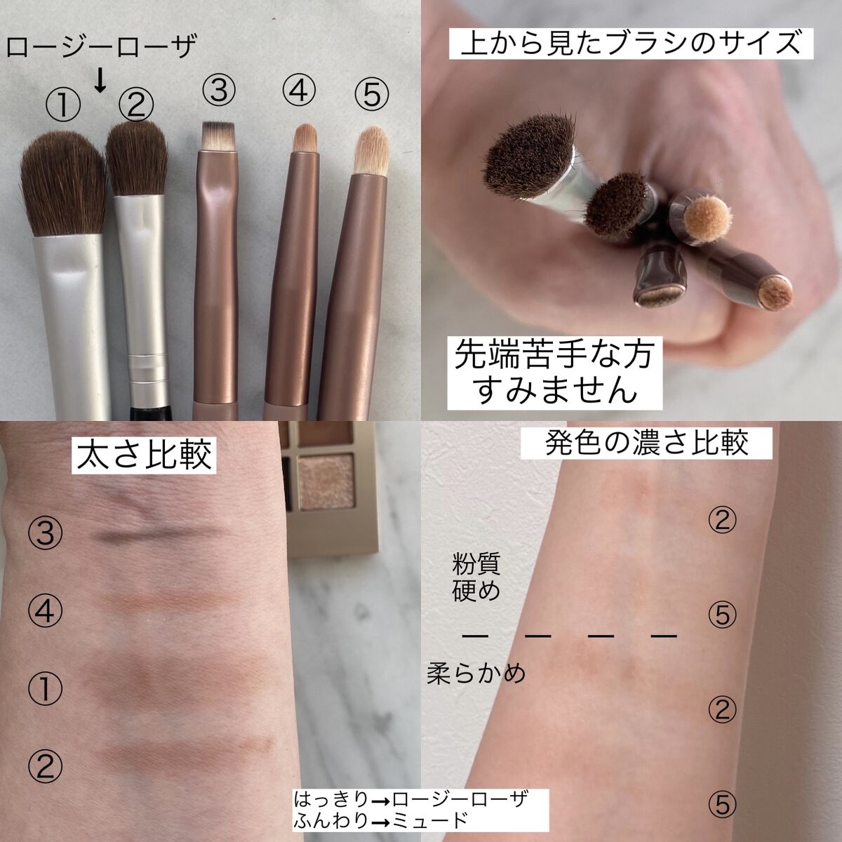 限定メイクブラシ】アイトライアルキット｜mudeの口コミ - メガ割り