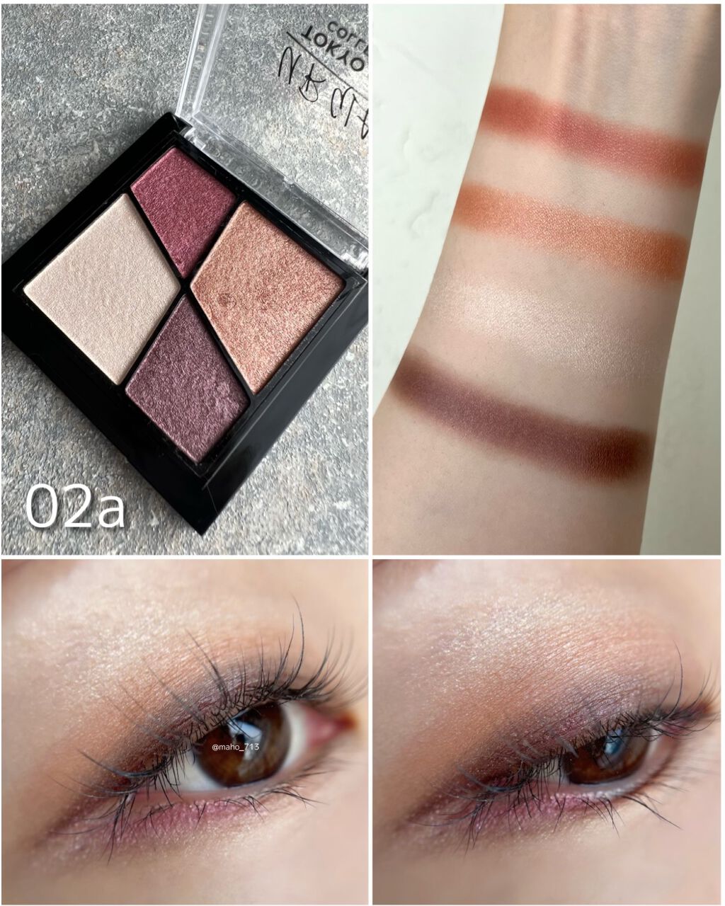 UR GLAM VELVET EYE COLOR PALETTE/U R GLAM/アイシャドウパレットを使ったクチコミ(4枚目)