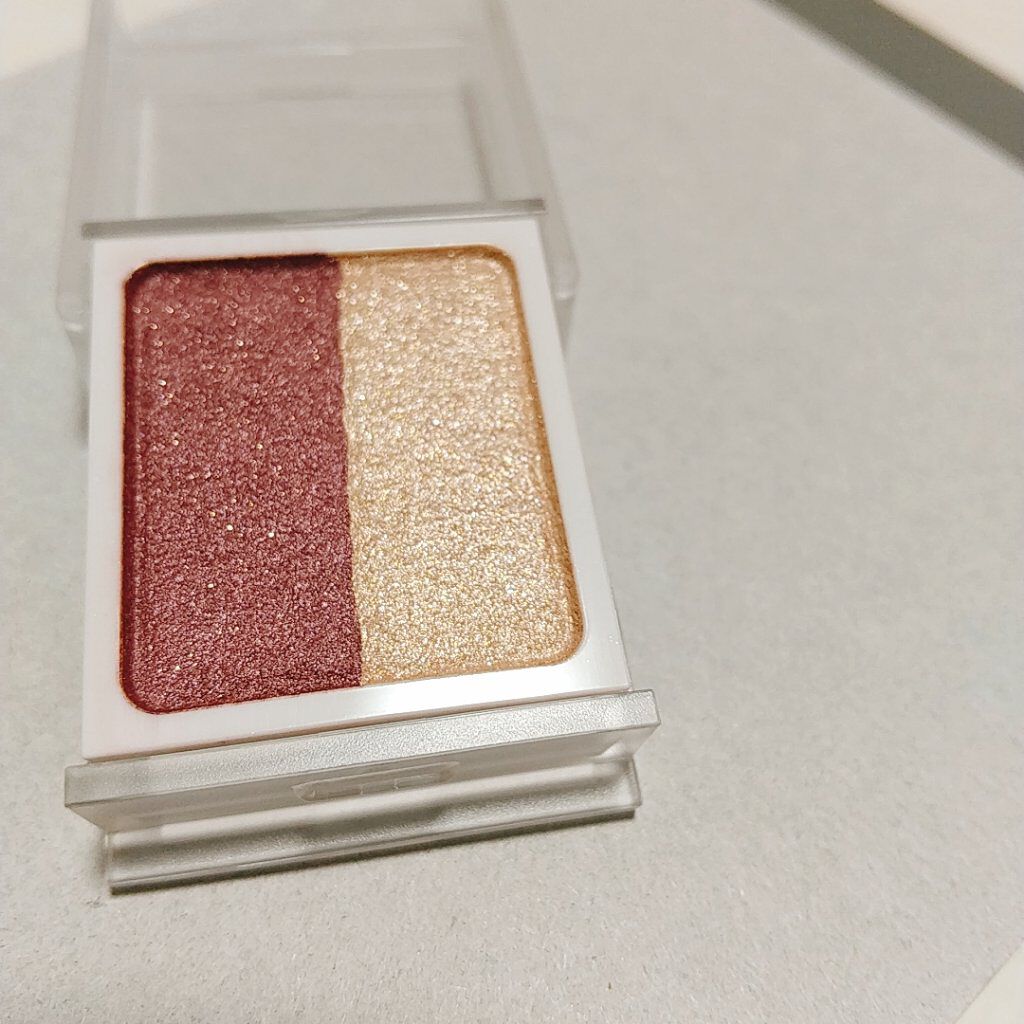 アイカラー ２色タイプ/無印良品/アイシャドウパレットを使ったクチコミ（2枚目）