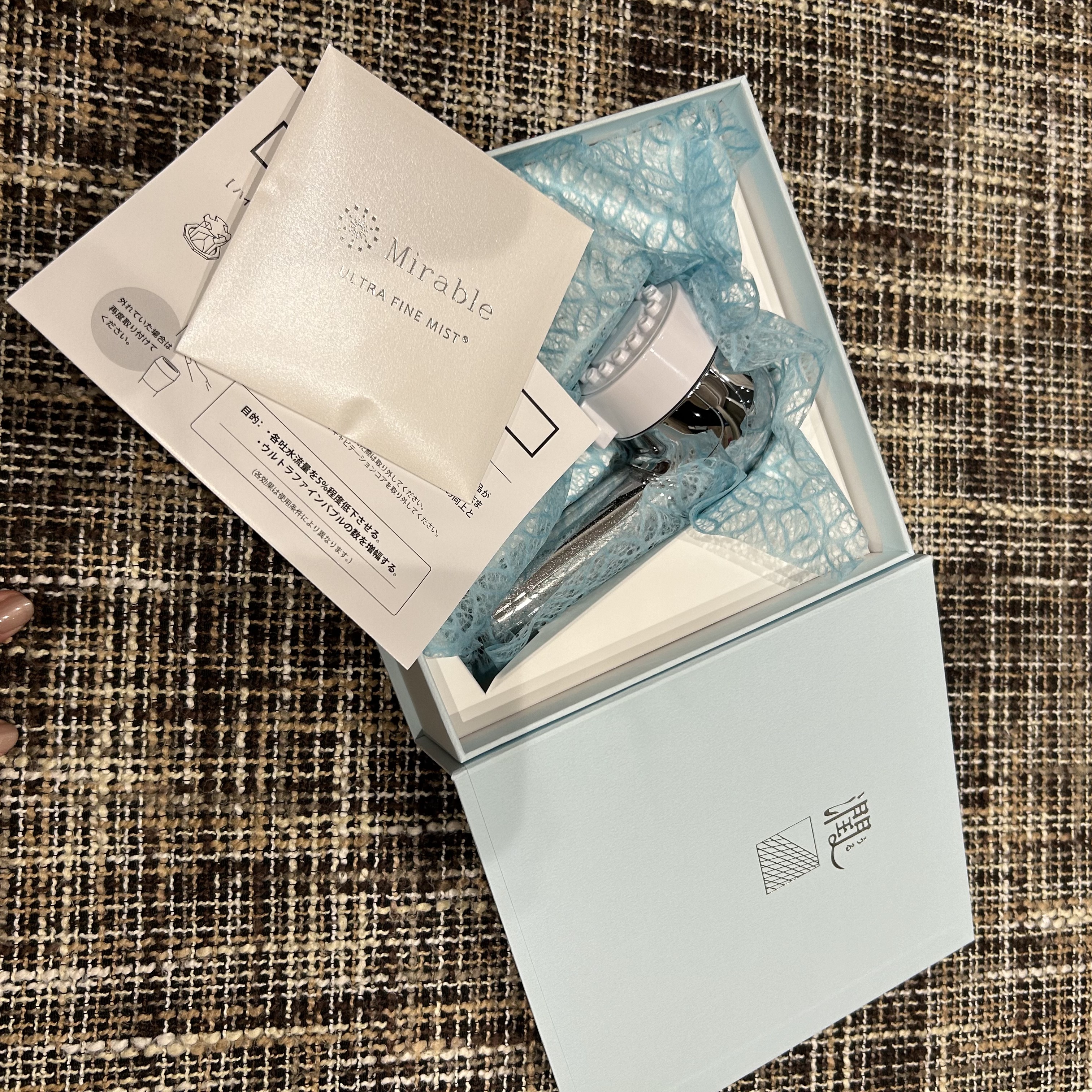 ミラブル潤/ミラブル/シャワーヘッドを使ったクチコミ（1枚目）