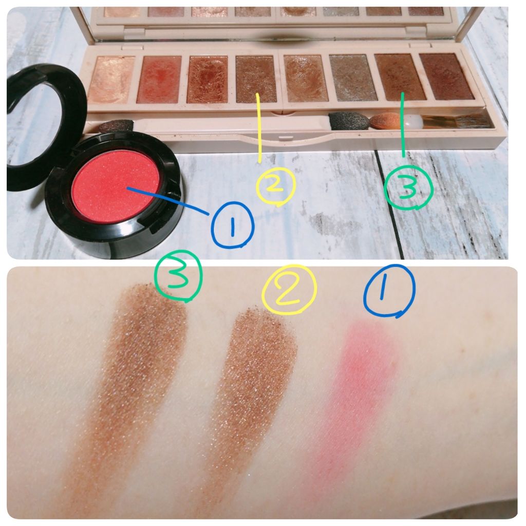 エンジェル ハート アイカラーズ 10 レッド/エンジェルハート/単色アイシャドウを使ったクチコミ（3枚目）