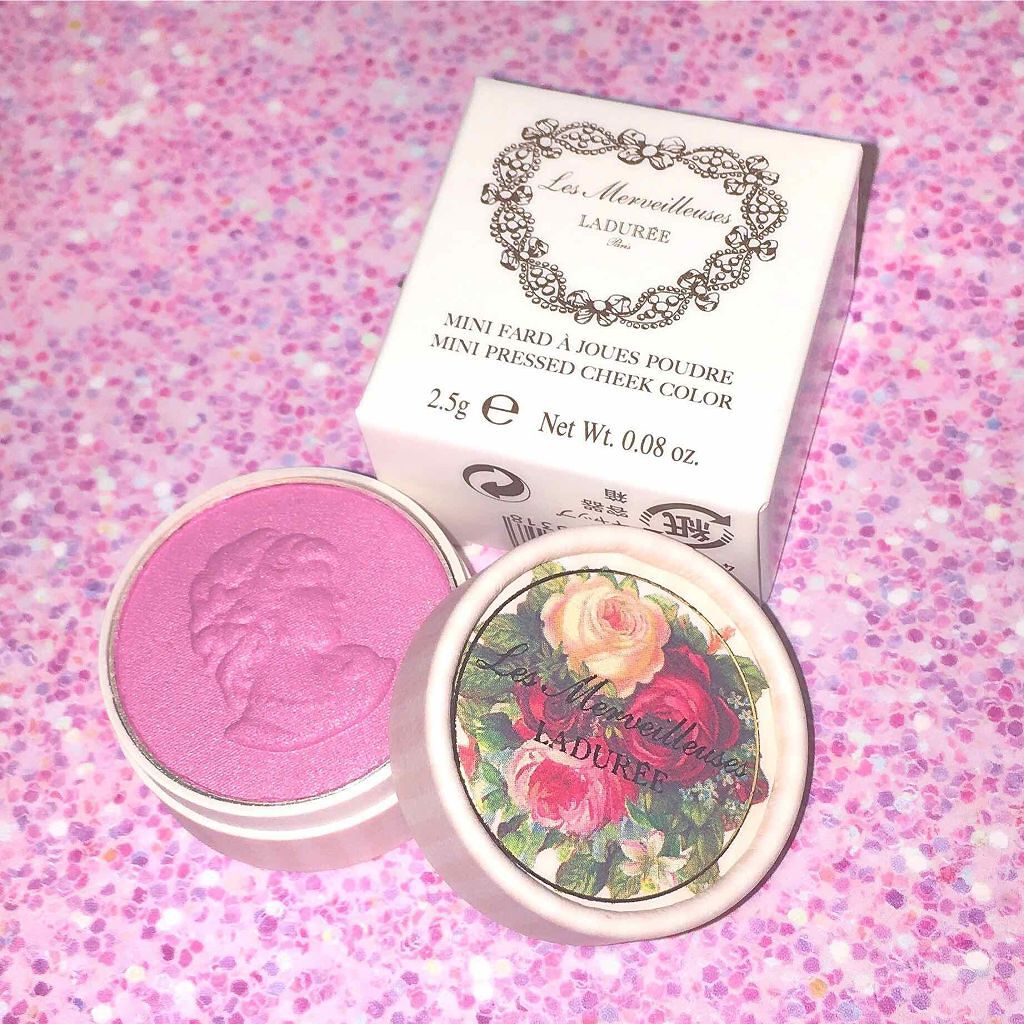 ミニ プレスト チークカラー/レ・メルヴェイユーズ ラデュレ/パウダーチークを使ったクチコミ(1枚目)