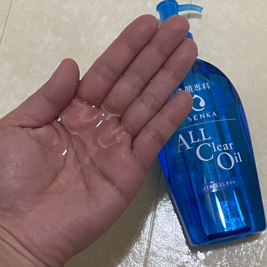 オールクリアオイル/SENKA（専科）/オイルクレンジングを使ったクチコミ（2枚目）